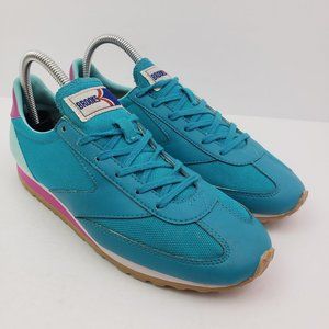 Women's Teal and Pink Sneakers